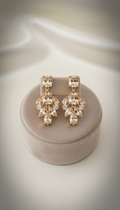 Champagne Gold Drop Earrings