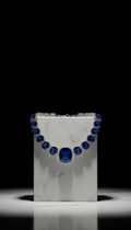 Blue Sapphire Collar Necklace