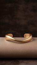 Honey Bronze Cuff Bracelet