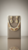 Ivory Silk Velvet Jewelry Set