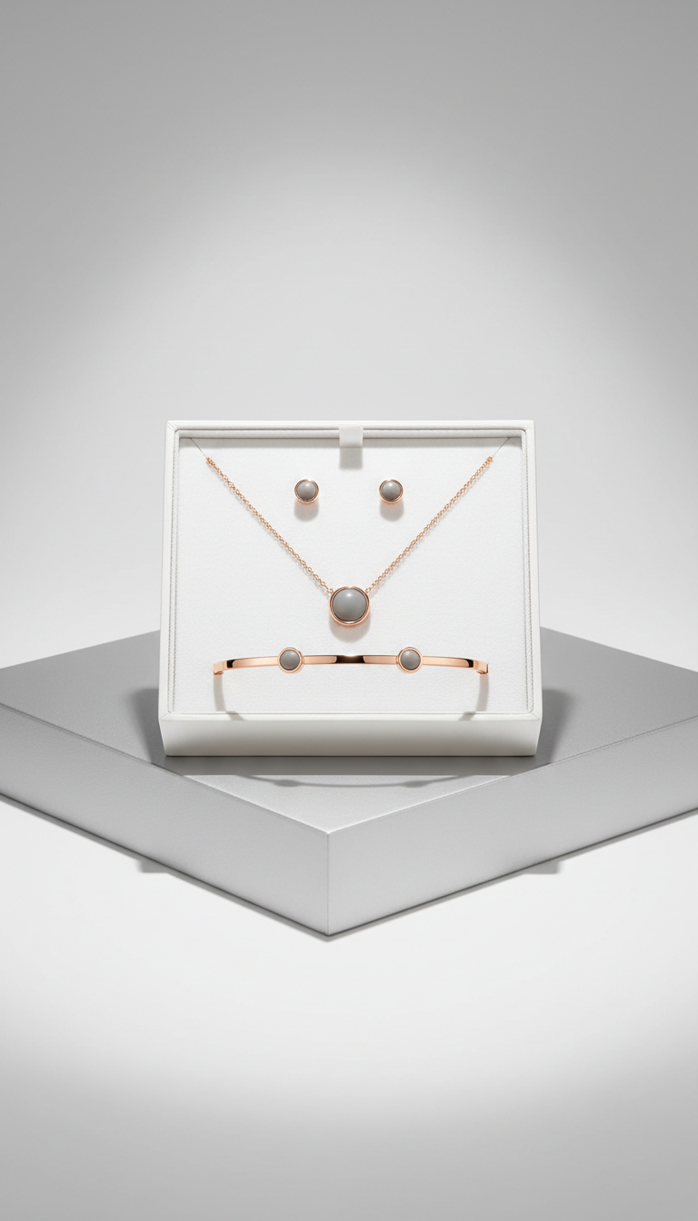 Minimalist Jewelry Set With Signature Box